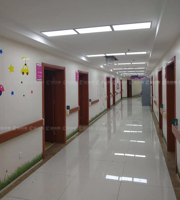 【訂做的顏色】四川忠縣人民醫(yī)院內(nèi)部防撞扶手效果圖